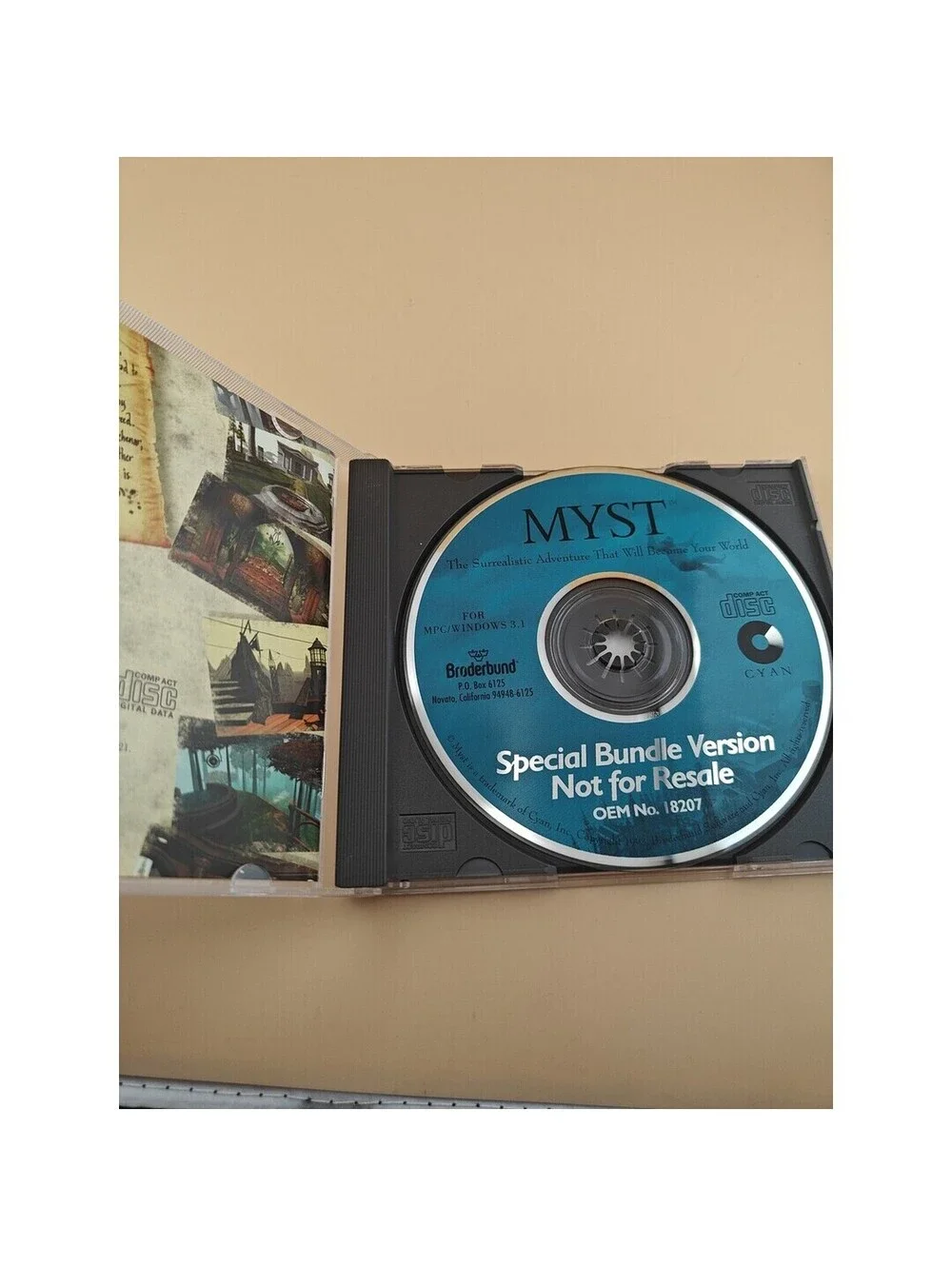 Myst Special Bundle Version Windows PC CD-ROM Game Vintage 1994
